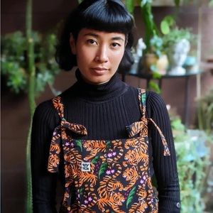 Mixed by Nasrin Tiger Dungarees